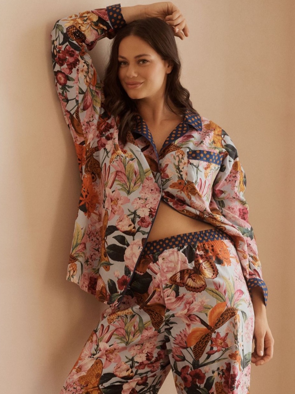Anthropologie LyreBird Cloud Flannel Pajama Top - Picture 9 of 9